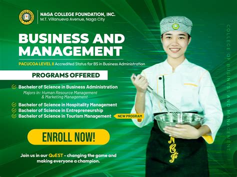 Naga College Foundation: Tourism, Hospitality & Culinary .